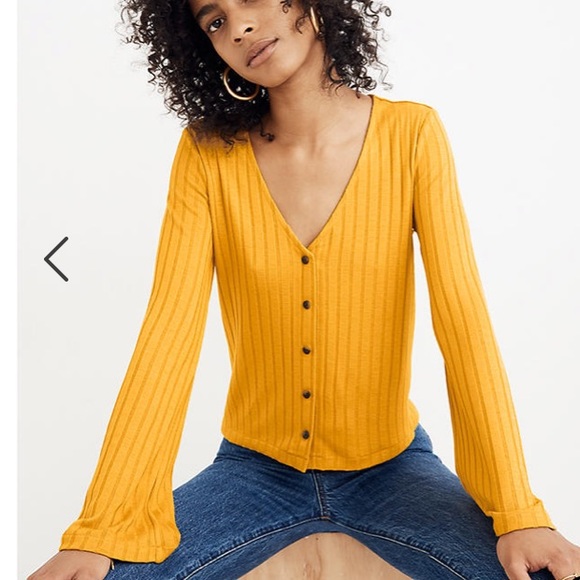 NWT Madewell cardigan bell sleeves, size S - Picture 2 of 7